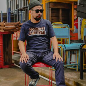Navy Stretched Chinos